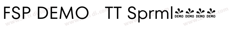 FSP DEMO   TT Sprml字体转换